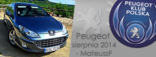 Peugeot miesiąca - Sierpień 2014