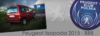 Peugeot miesiąca - Listopad 2015